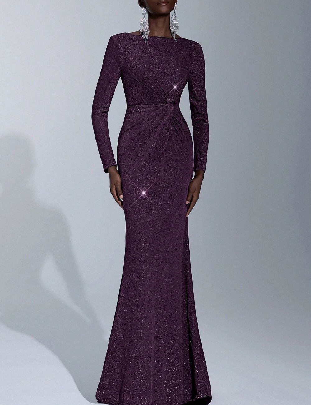 Rochie lunga SHEIN, mov