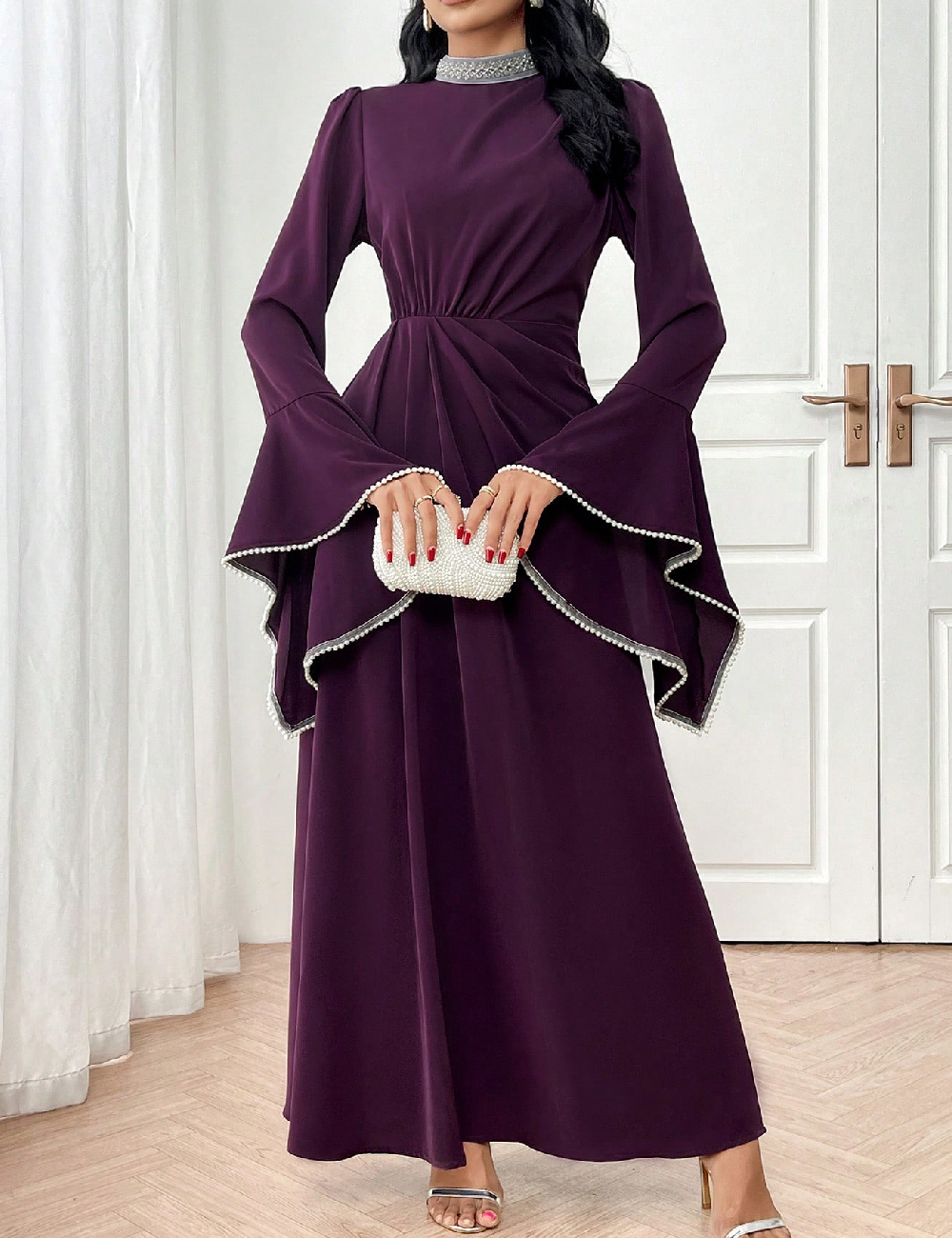 Rochie lunga SHEIN, mov