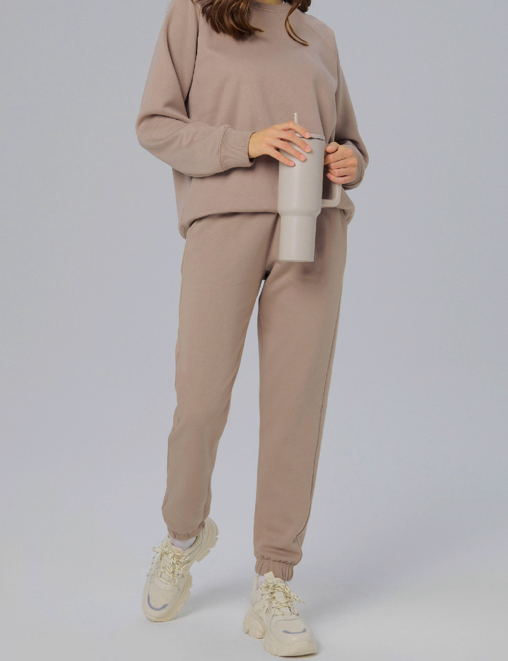 Pantaloni Sinsay, maro deschis