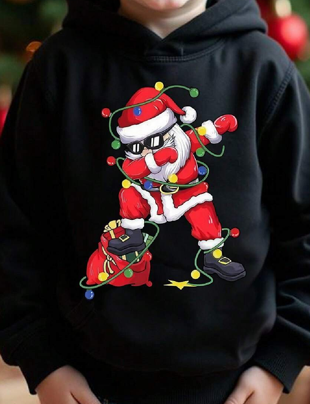 Hanorac Shein Kids, negru