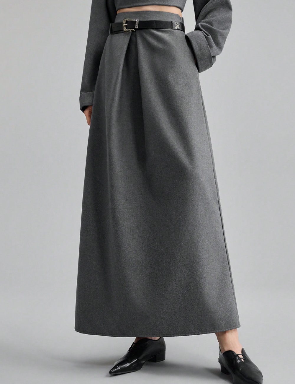 Fusta SHEIN, gri