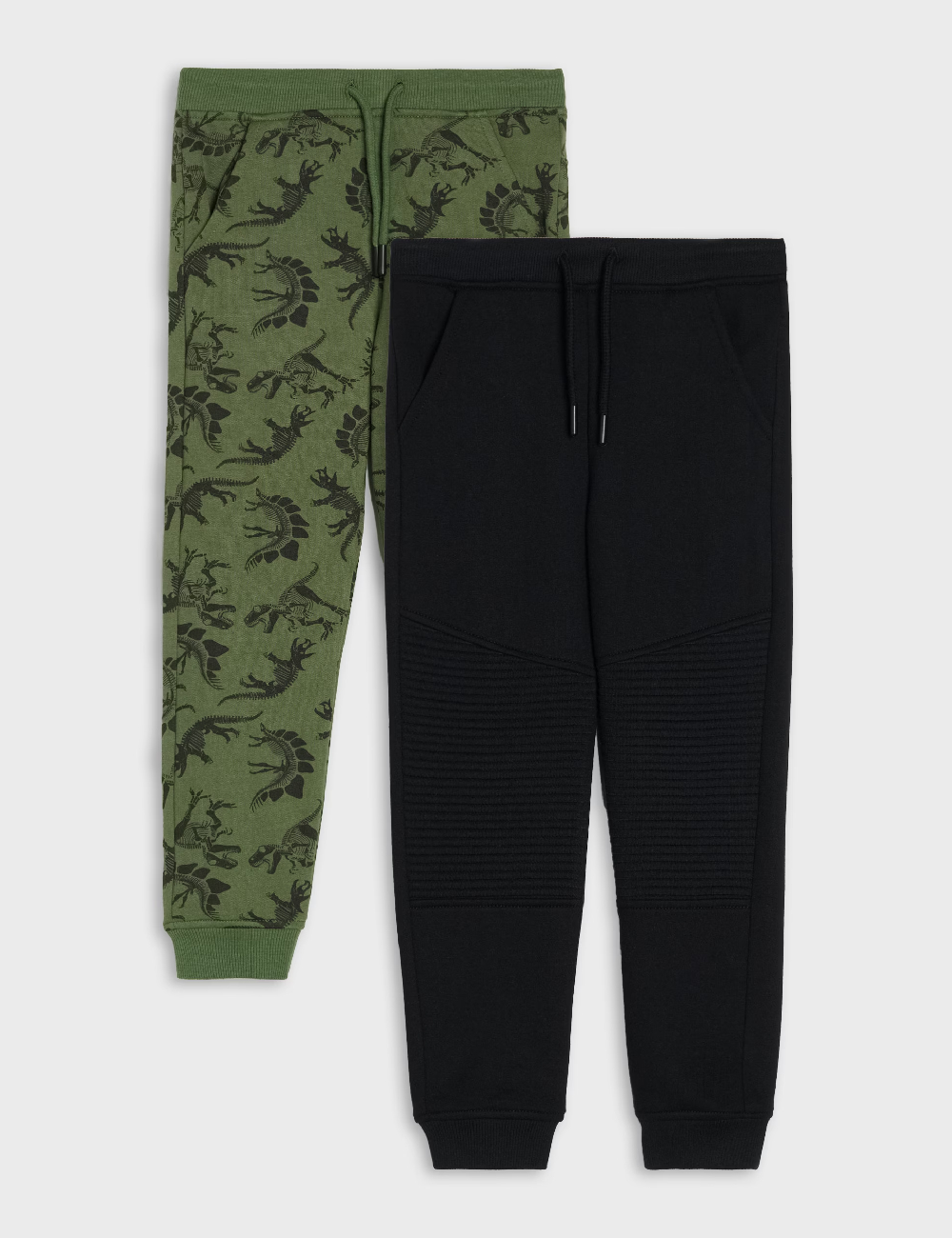 Set pantaloni 2 perechi Sinsay, verde/negru