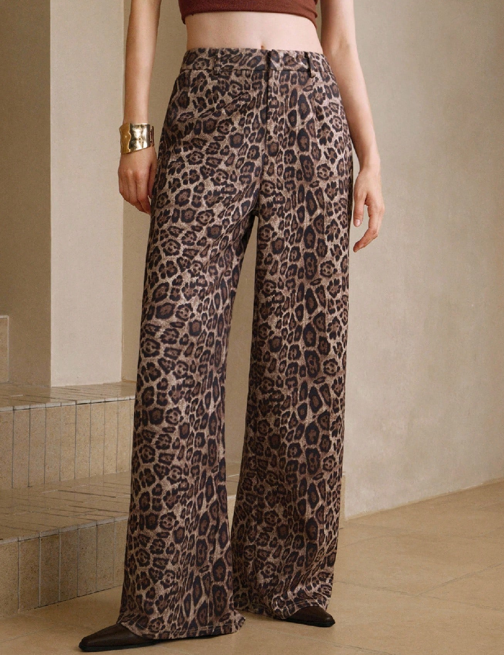 Pantaloni SHEIN, animal print