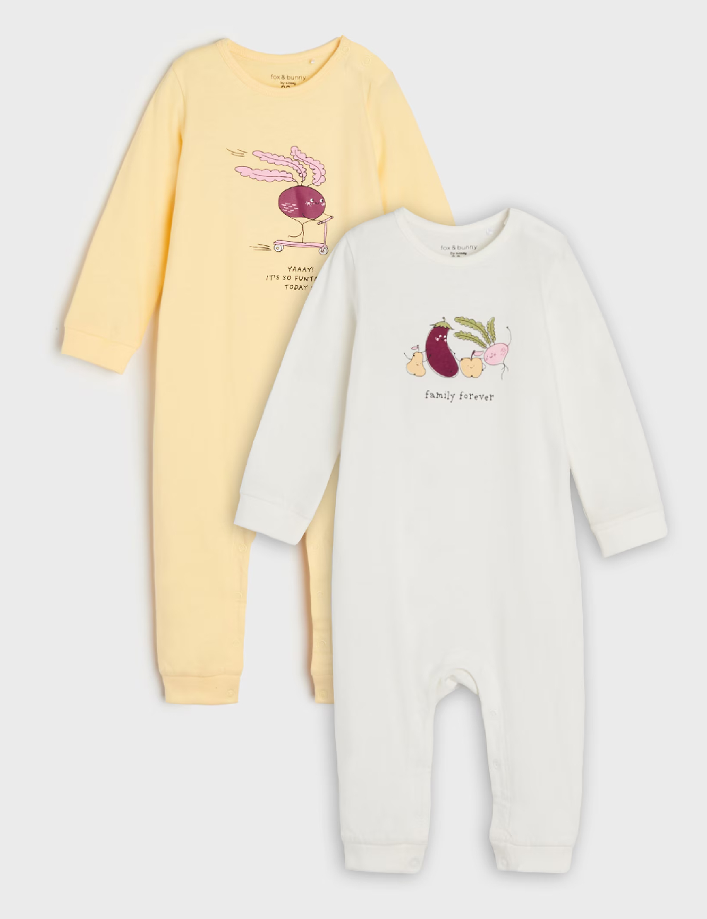 Set salopete 2 bucati Sinsay, galben/alb