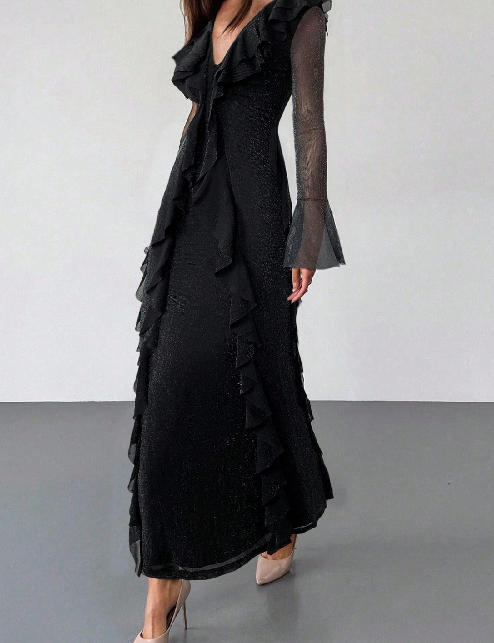 Rochie lunga SHEIN, negru