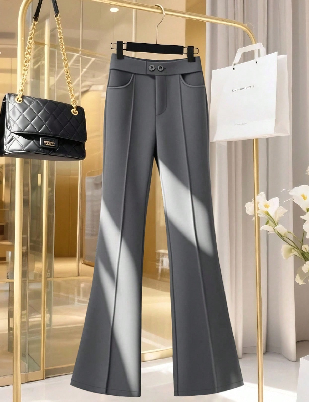 Pantaloni SHEIN, gri