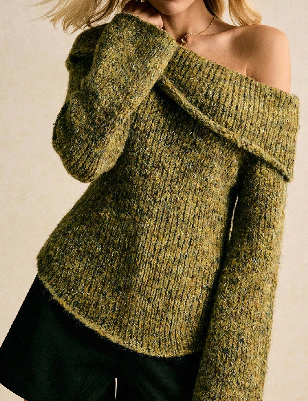 Pulover SHEIN, verde