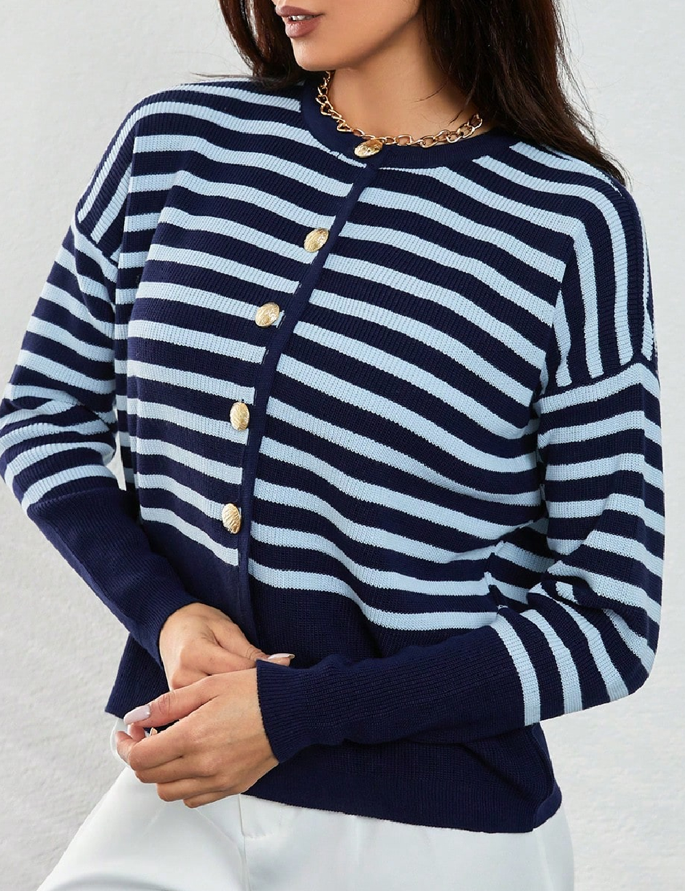 Cardigan SHEIN, bleumarin