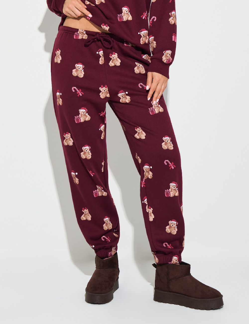 Pantaloni Sinsay, visiniu