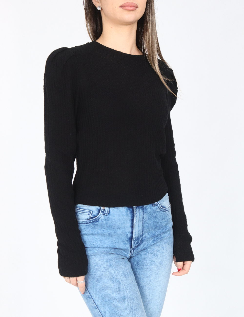Bluza Bershka, negru