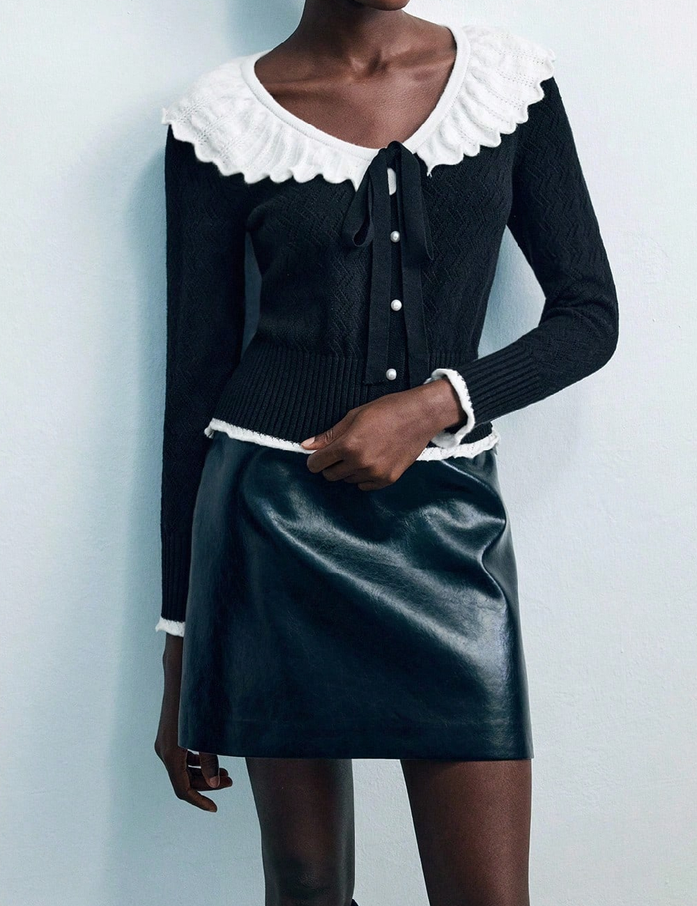 Cardigan SHEIN, negru