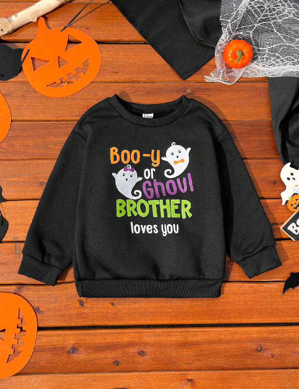 Bluza Shein Kids, negru