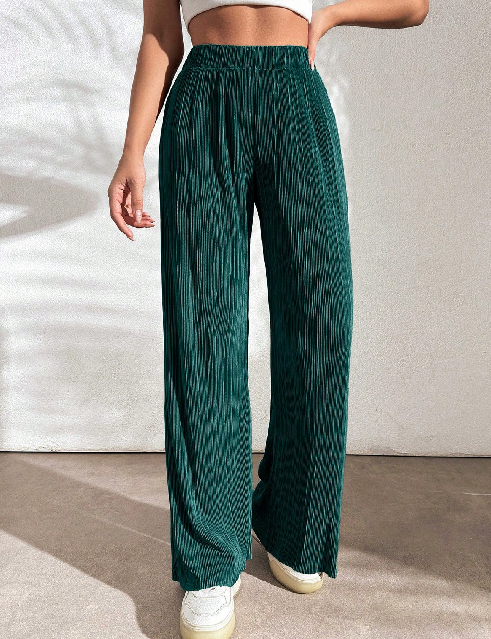 Pantaloni SHEIN, verde