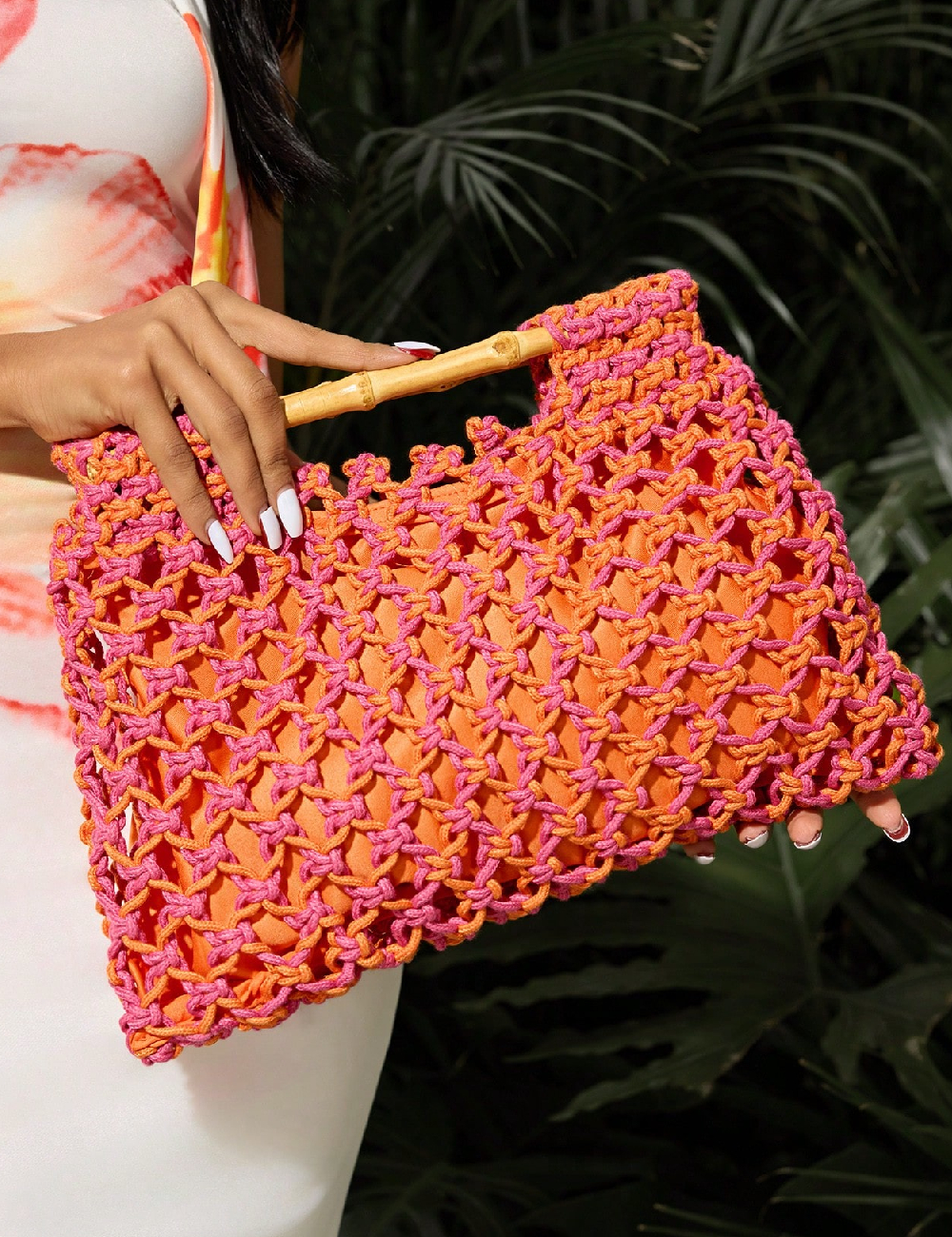 Geanta SHEIN, portocaliu/roz