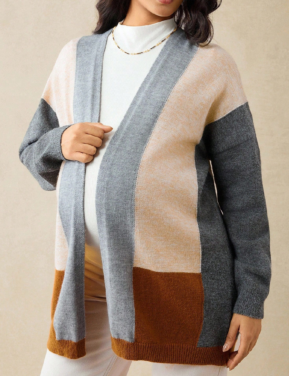 Cardigan SHEIN Maternity, mix culori