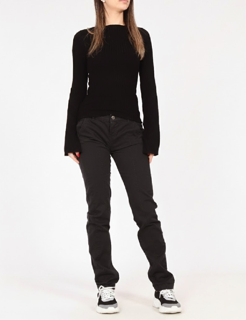 Pantaloni Bershka, negru