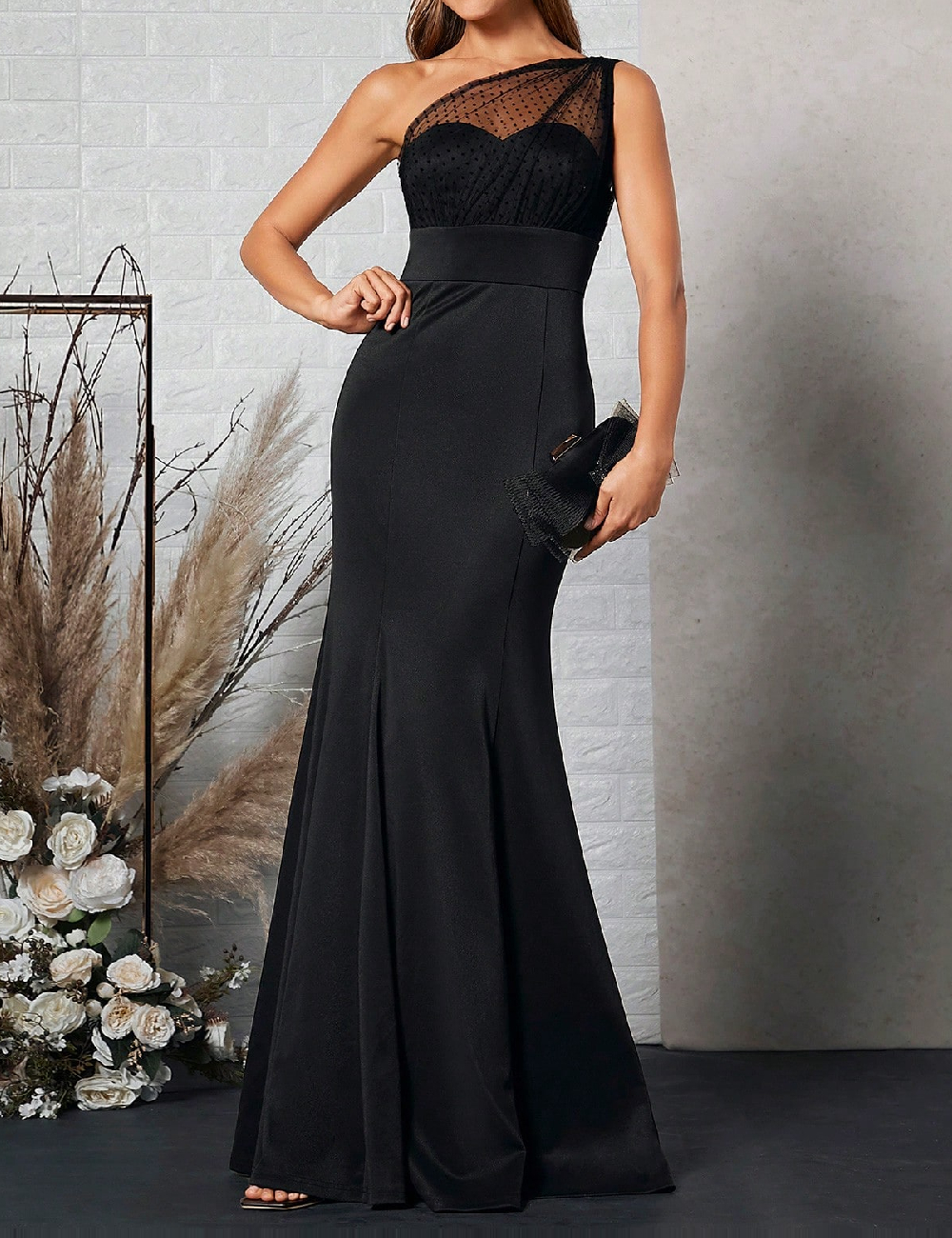 Rochie lunga SHEIN, negru