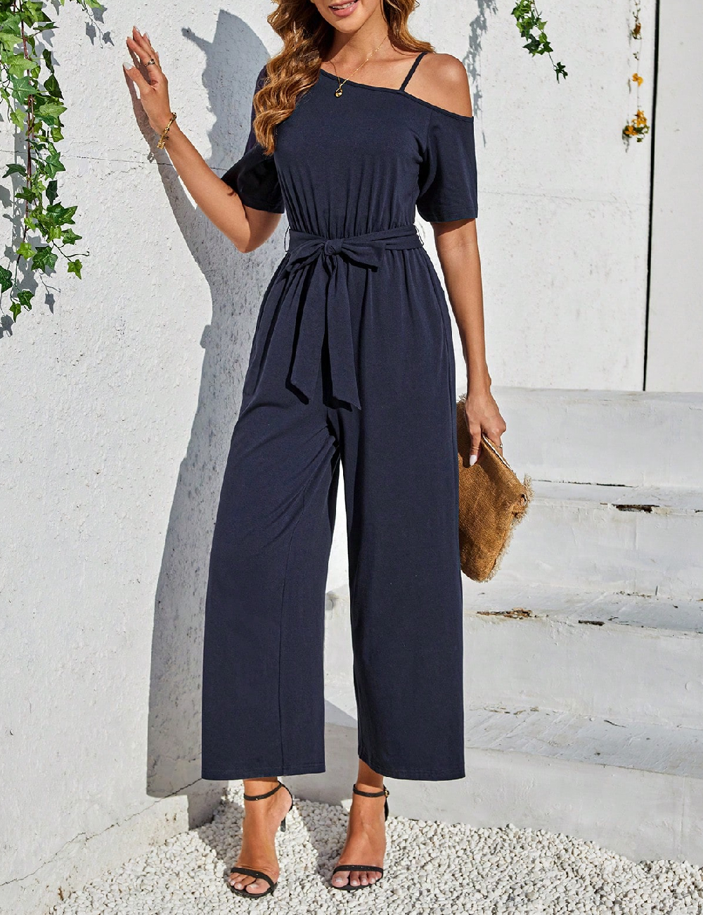 Salopeta SHEIN, bleumarin