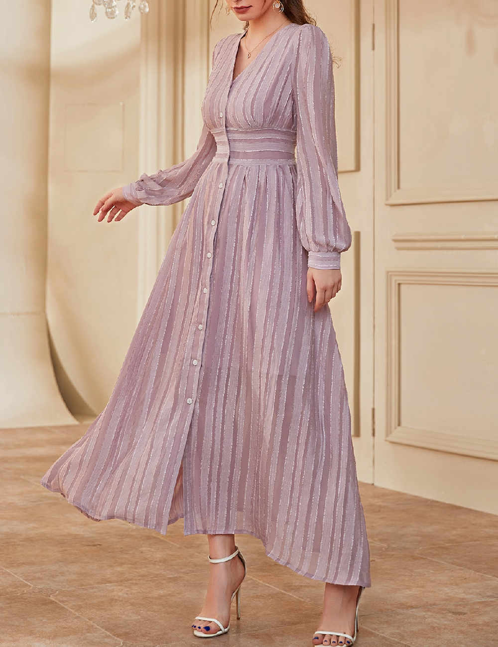 Rochie lunga SHEIN, mov