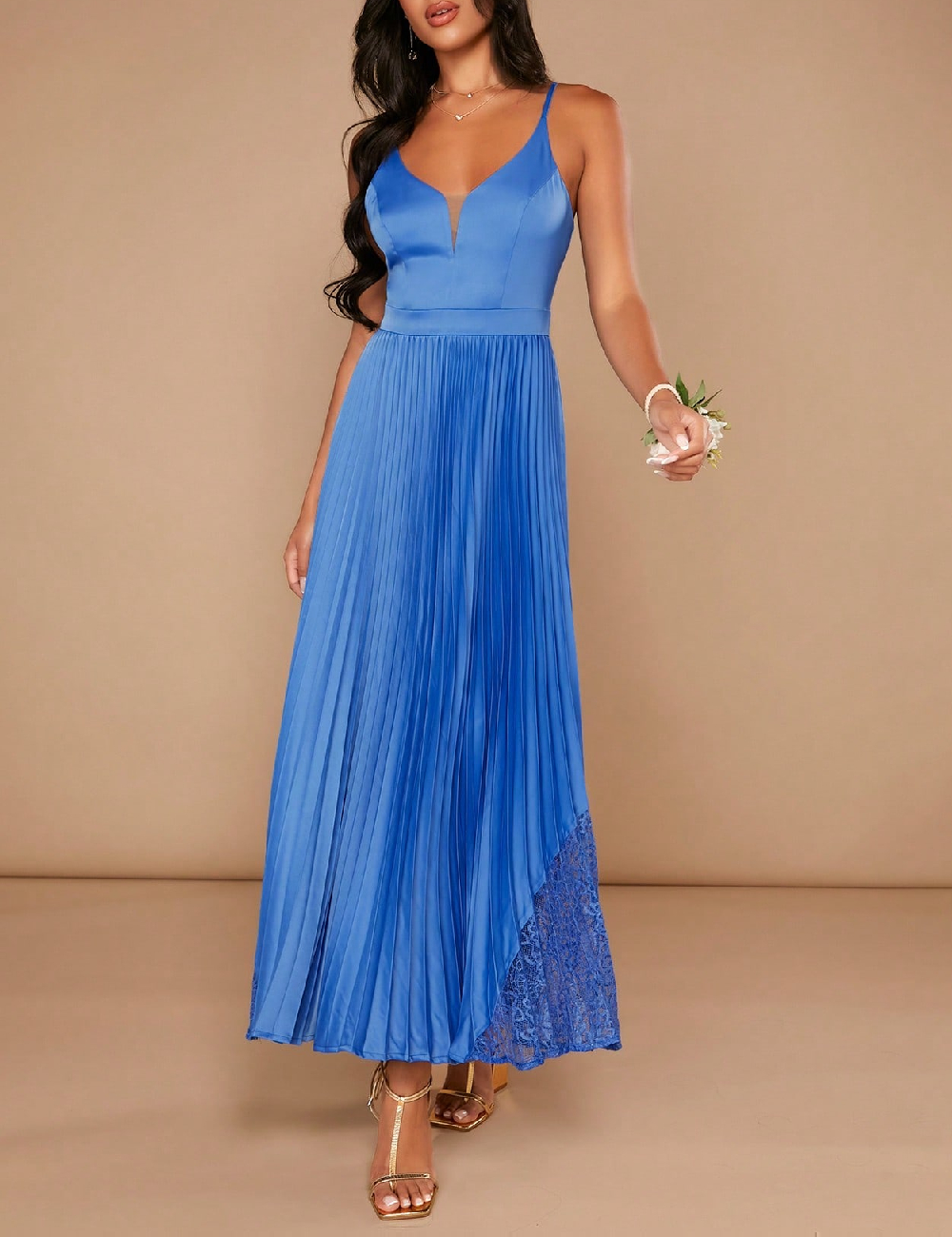 Rochie lunga SHEIN, albastru