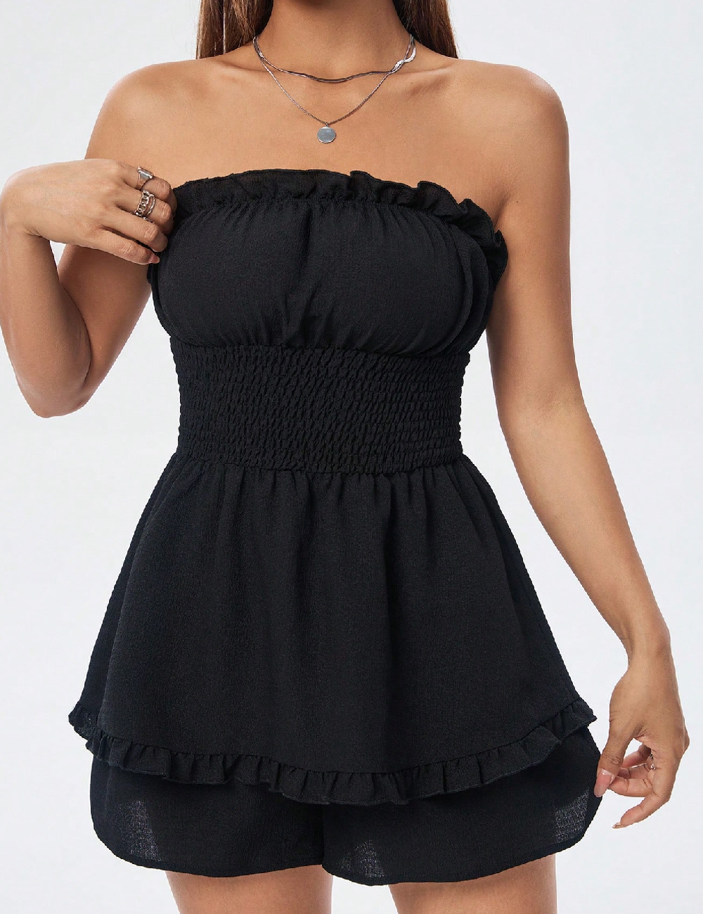 Salopeta SHEIN, negru