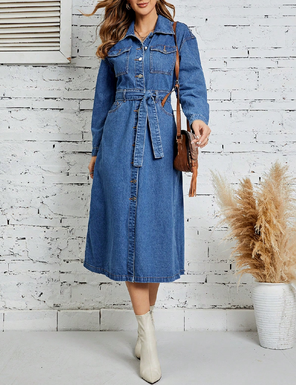 Rochie medie SHEIN, bleumarin