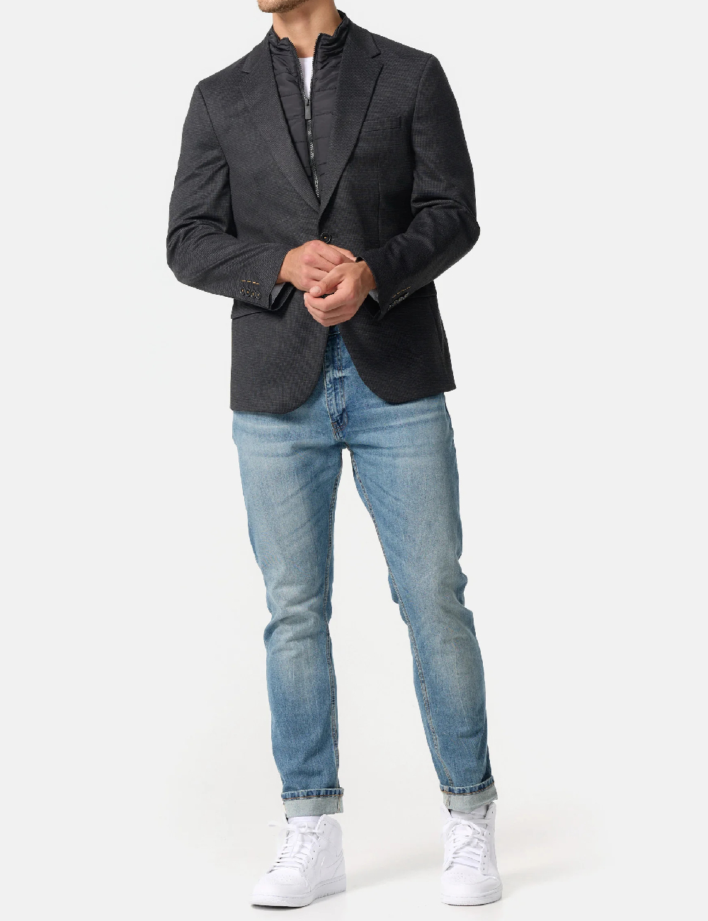 Sacou Jeff Urban Tailoring, gri inchis