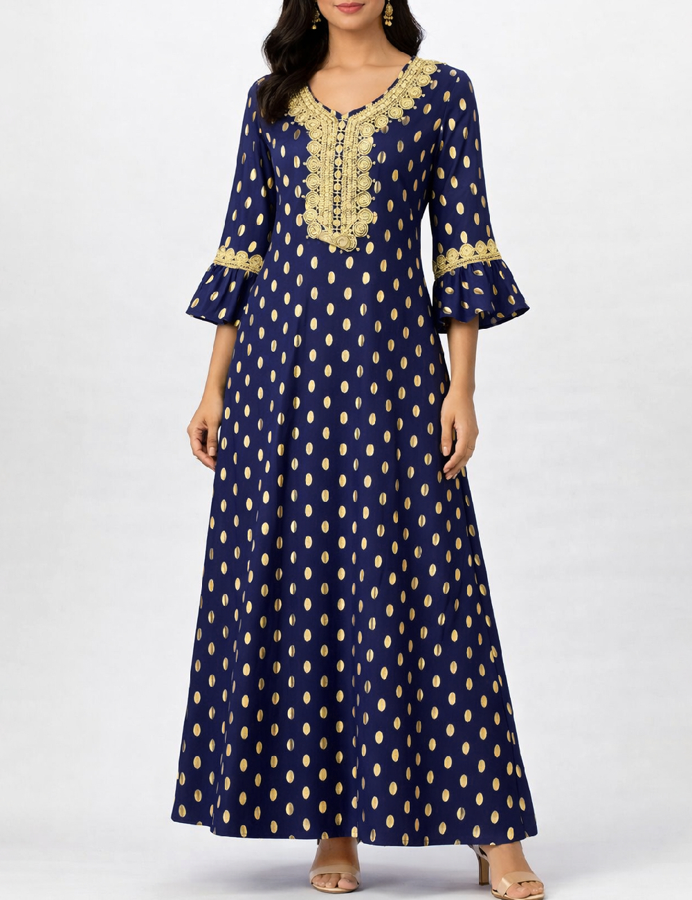 Rochie lunga SHEIN, albastru