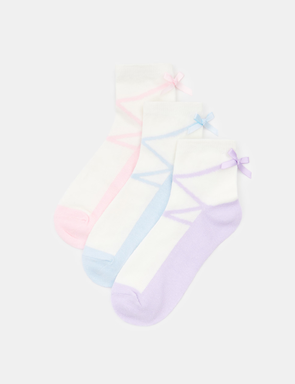 Set sosete 3 perechi Sinsay, alb