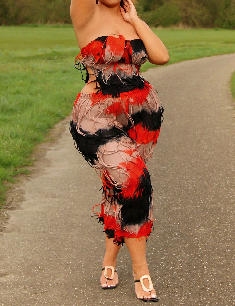 Compleu SHEIN CURVE, mix culori