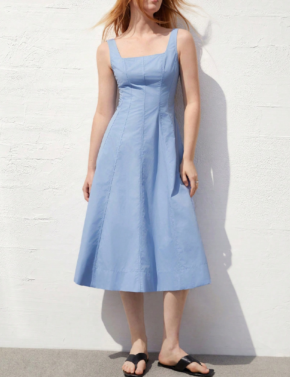 Rochie medie SHEIN, albastru