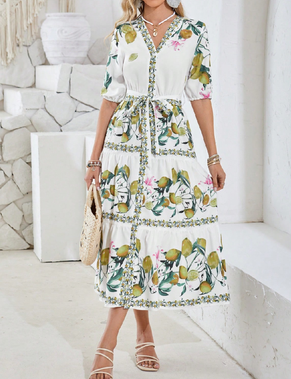 Rochie medie SHEIN, mix culori