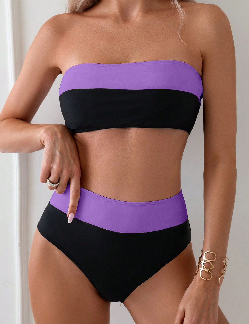 Costum de baie SHEIN, negru