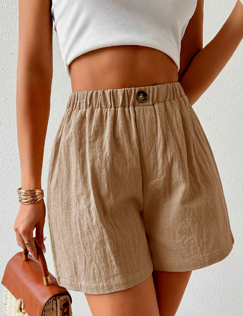 Pantaloni scurti SHEIN, maro