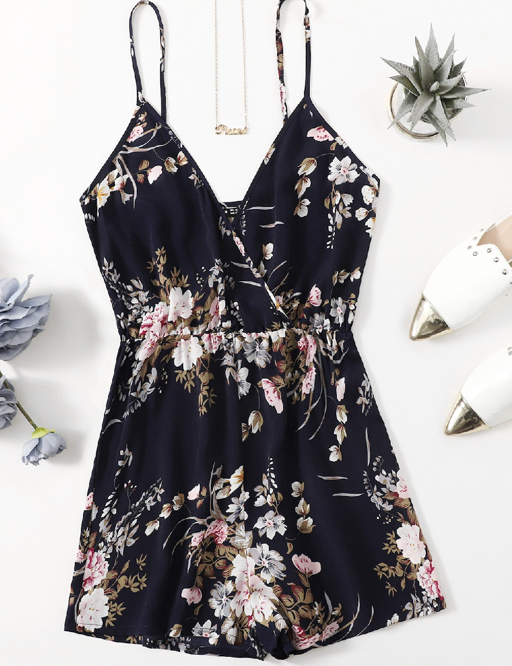 Salopeta SHEIN, bleumarin