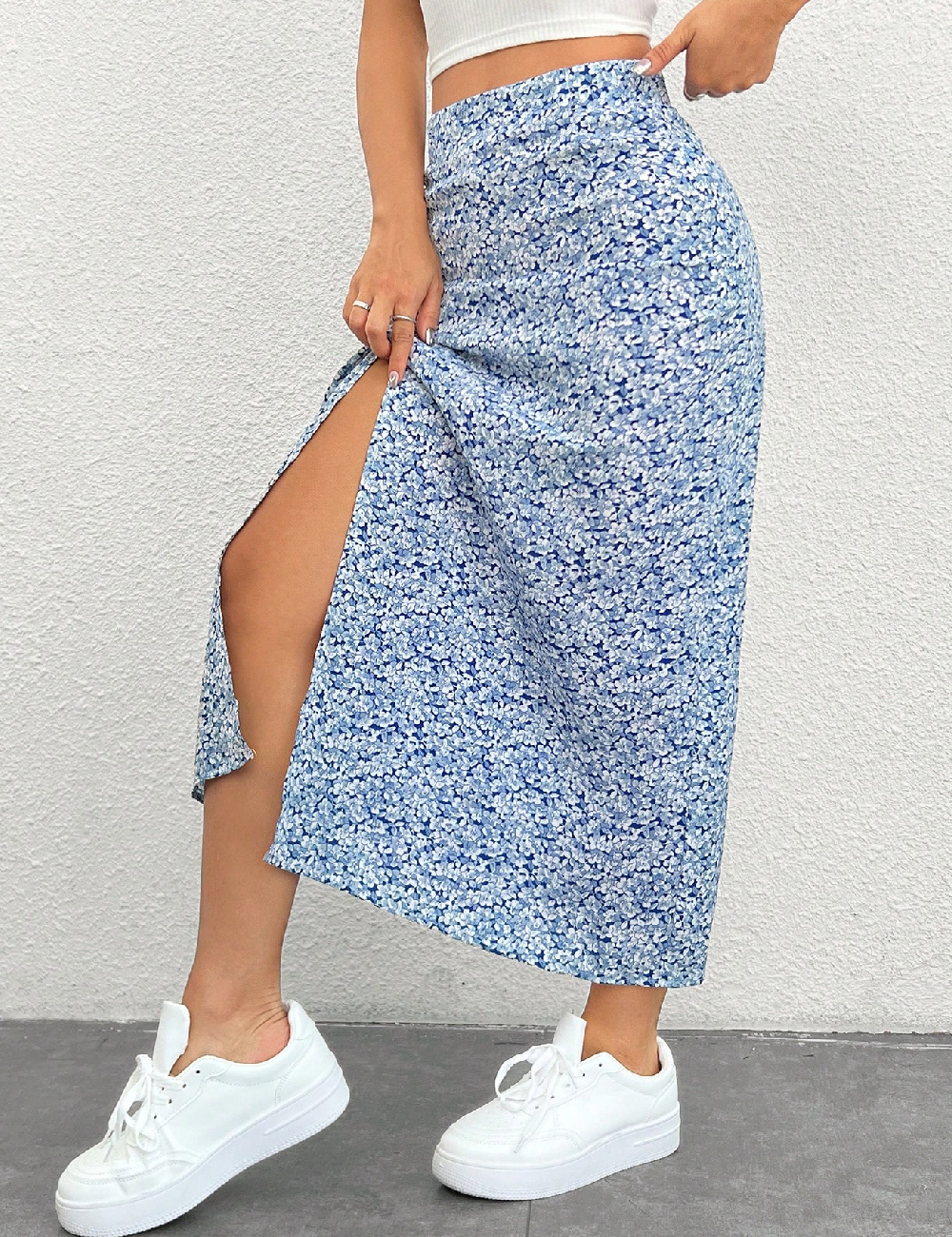 Fusta SHEIN, floral print