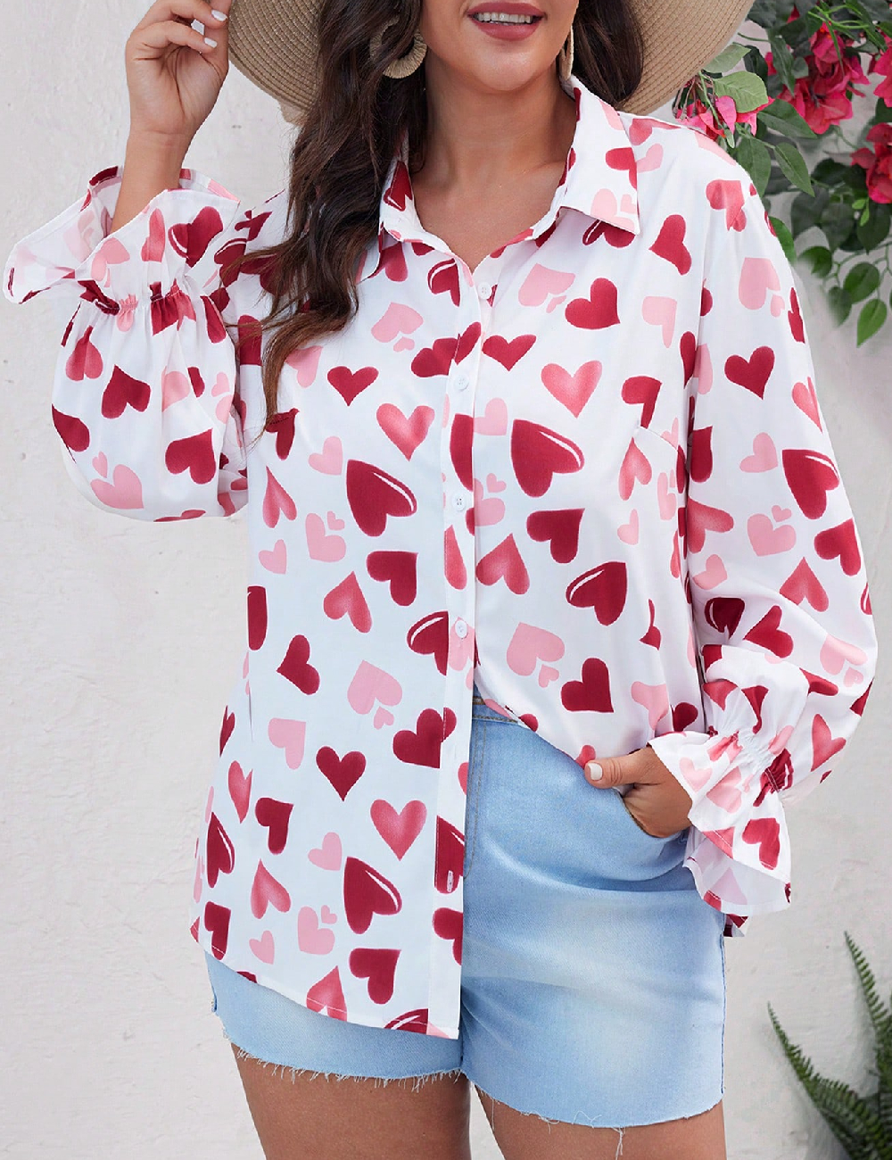 Camasa SHEIN CURVE, alb