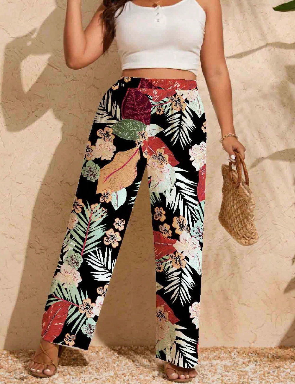 Pantaloni SHEIN CURVE, mix culori