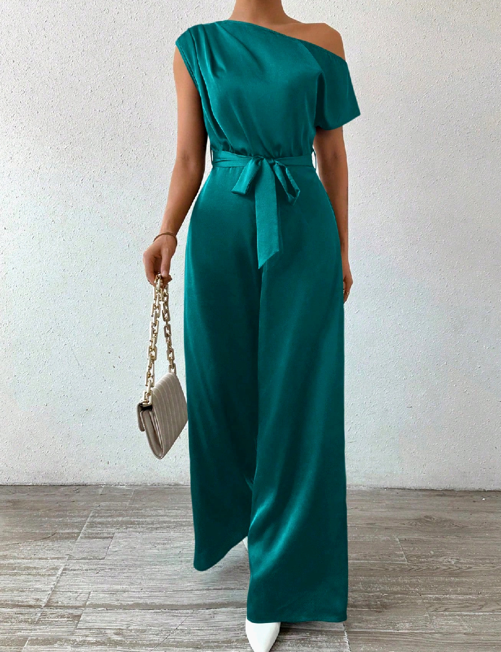 Salopeta SHEIN, turcoaz