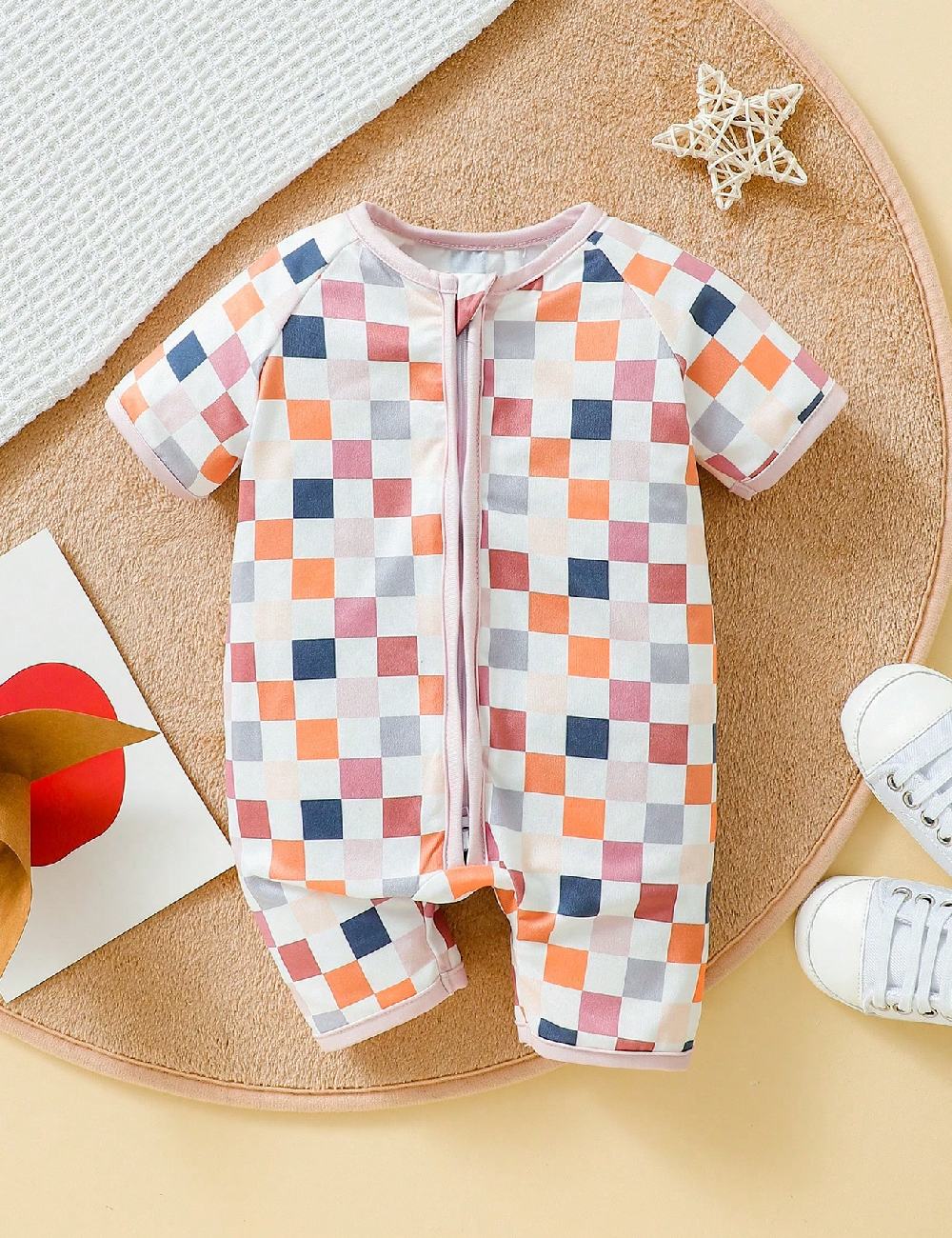 Salopeta Shein Kids, mix culori