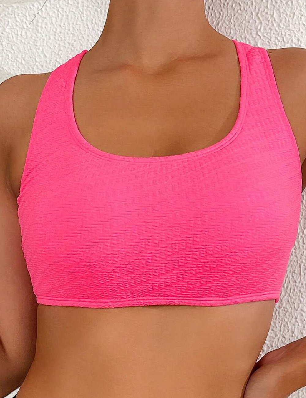 Bustiera de baie SHEIN, roz