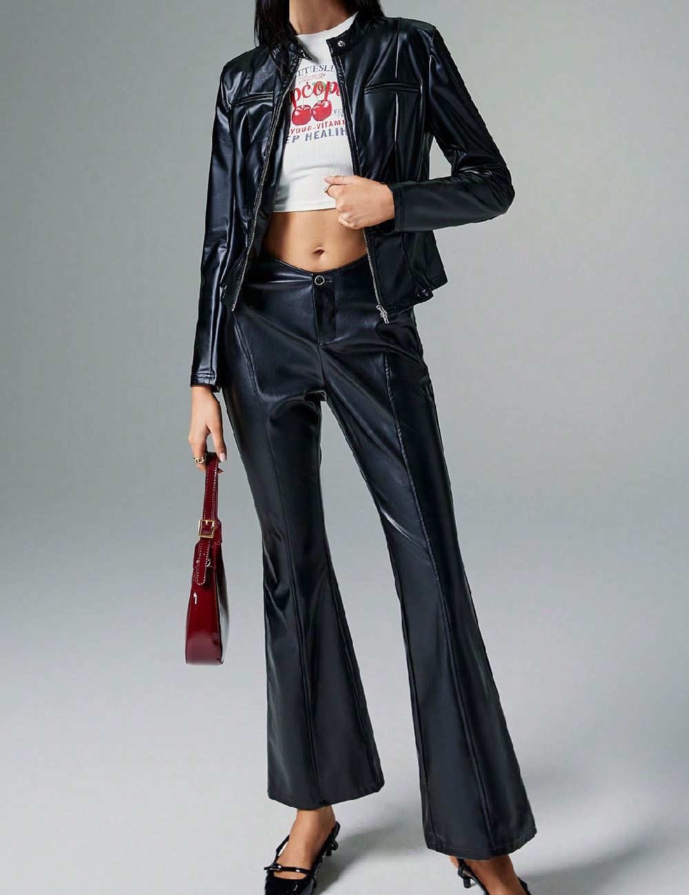 Pantaloni SHEIN, negru