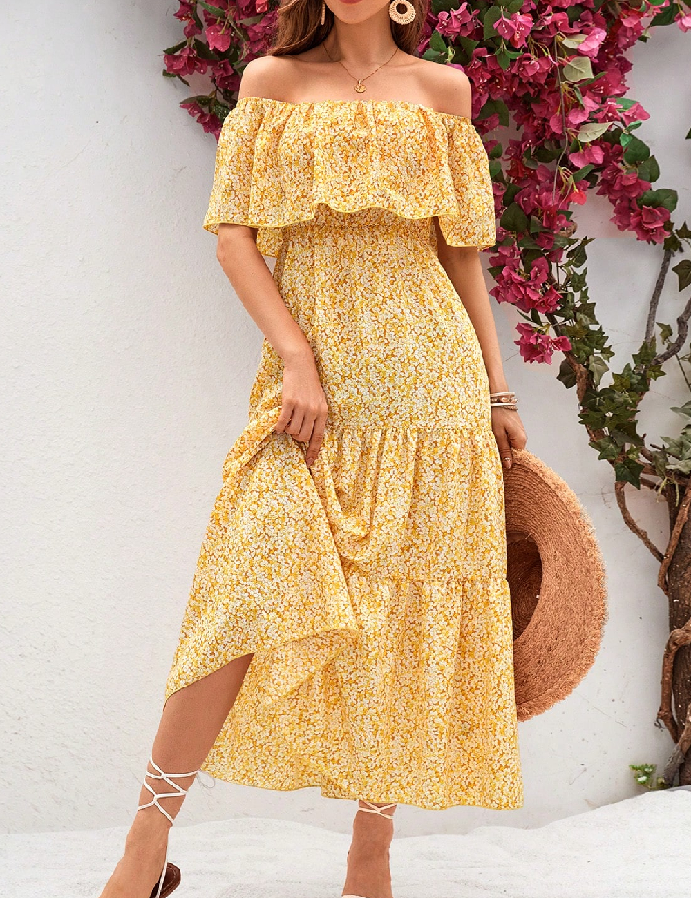 Rochie lunga SHEIN, galben