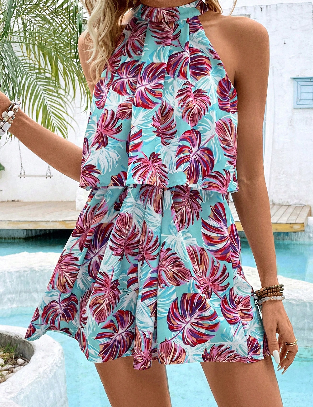 Salopeta SHEIN, mix culori