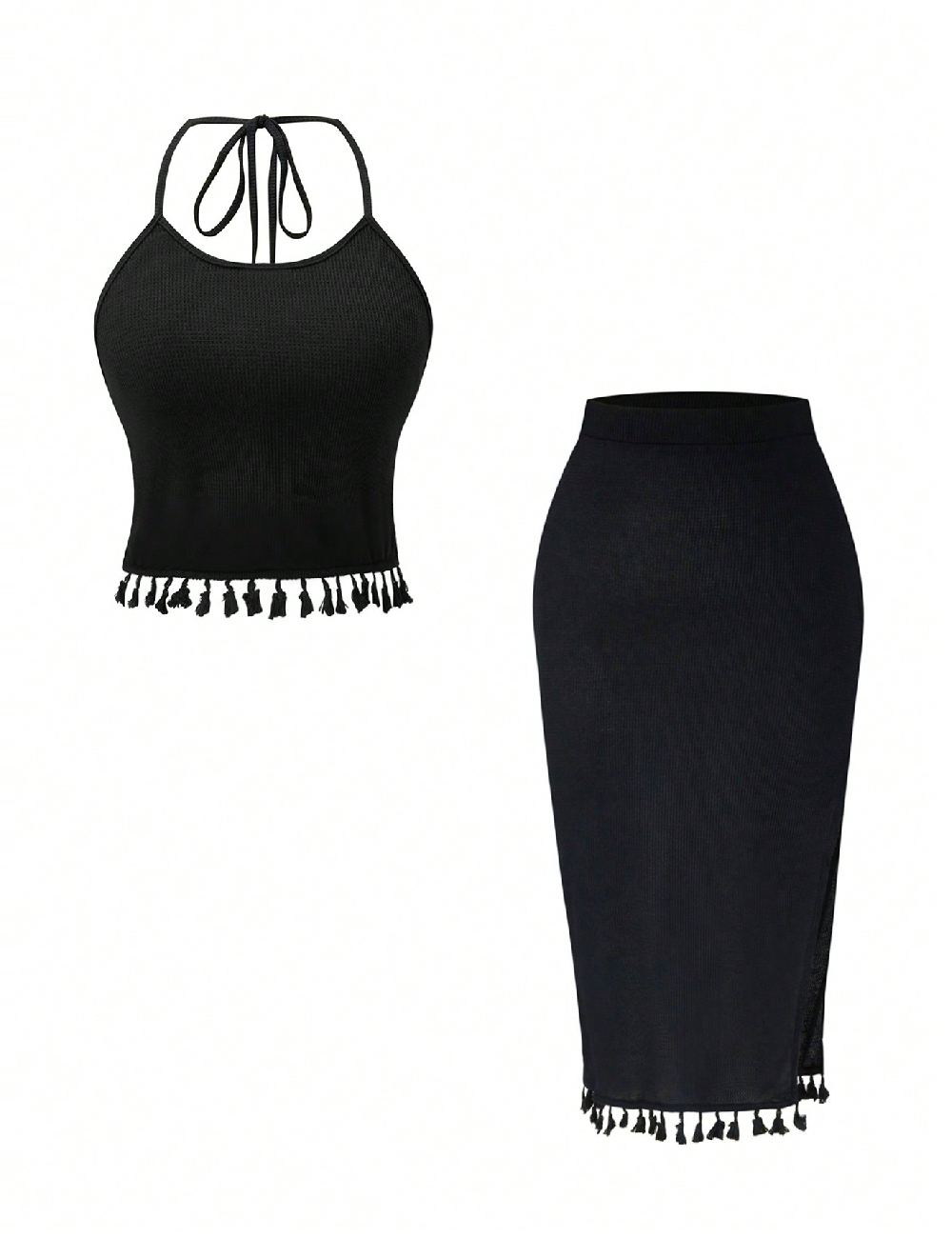 Compleu SHEIN CURVE, negru