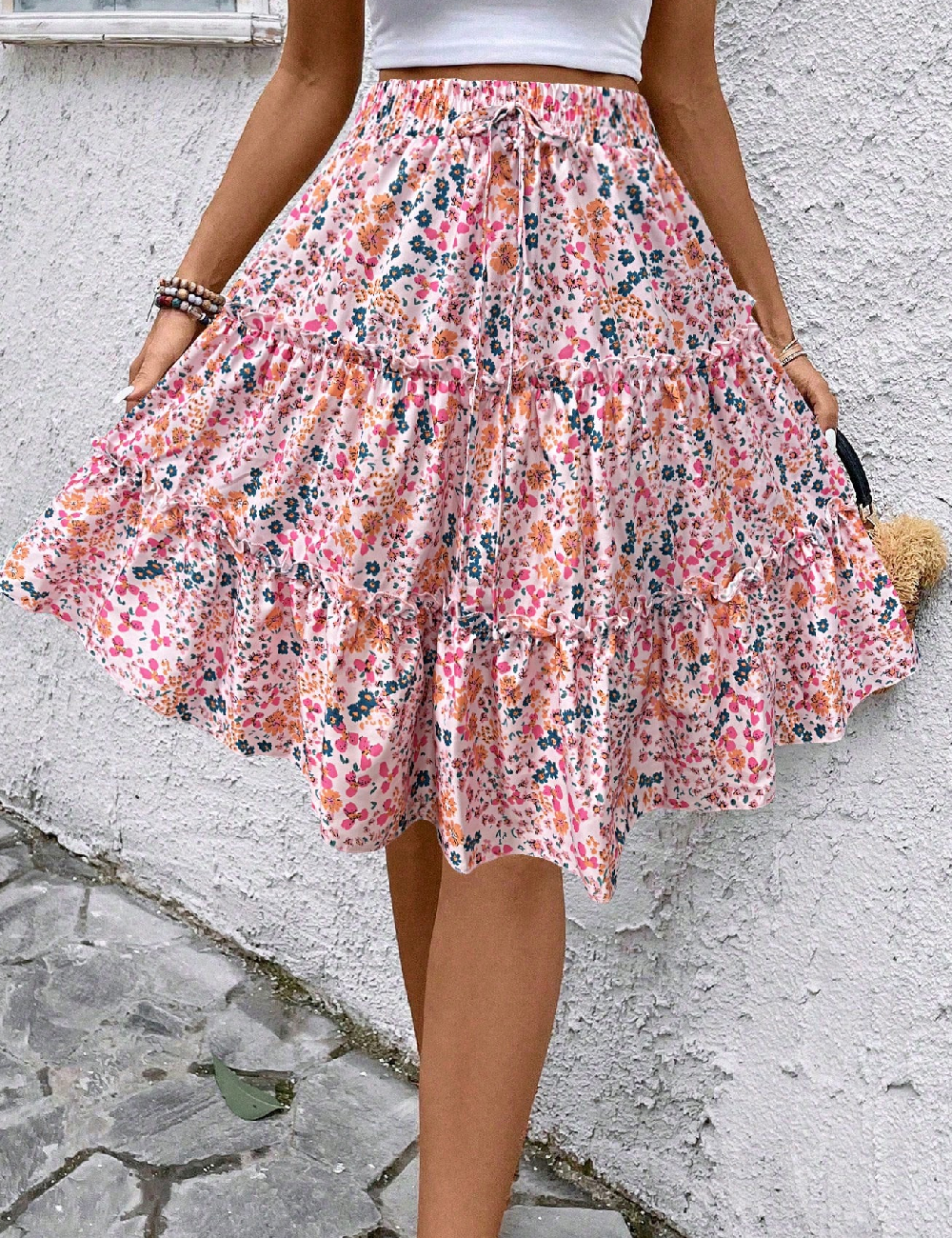 Fusta SHEIN, floral print