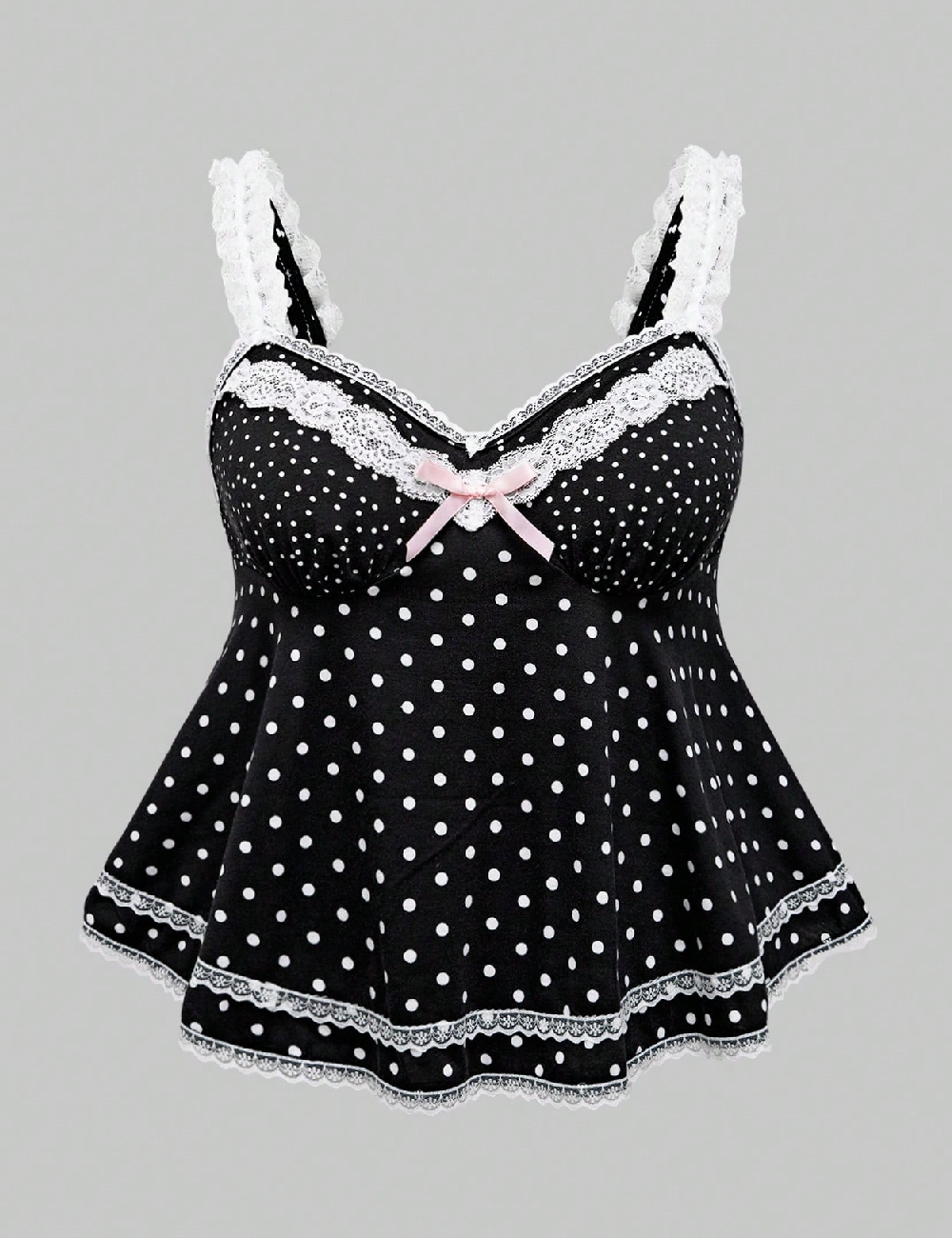 Maiou Romwe Plus Size, negru