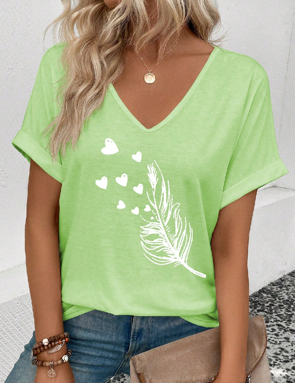 Tricou SHEIN, verdev