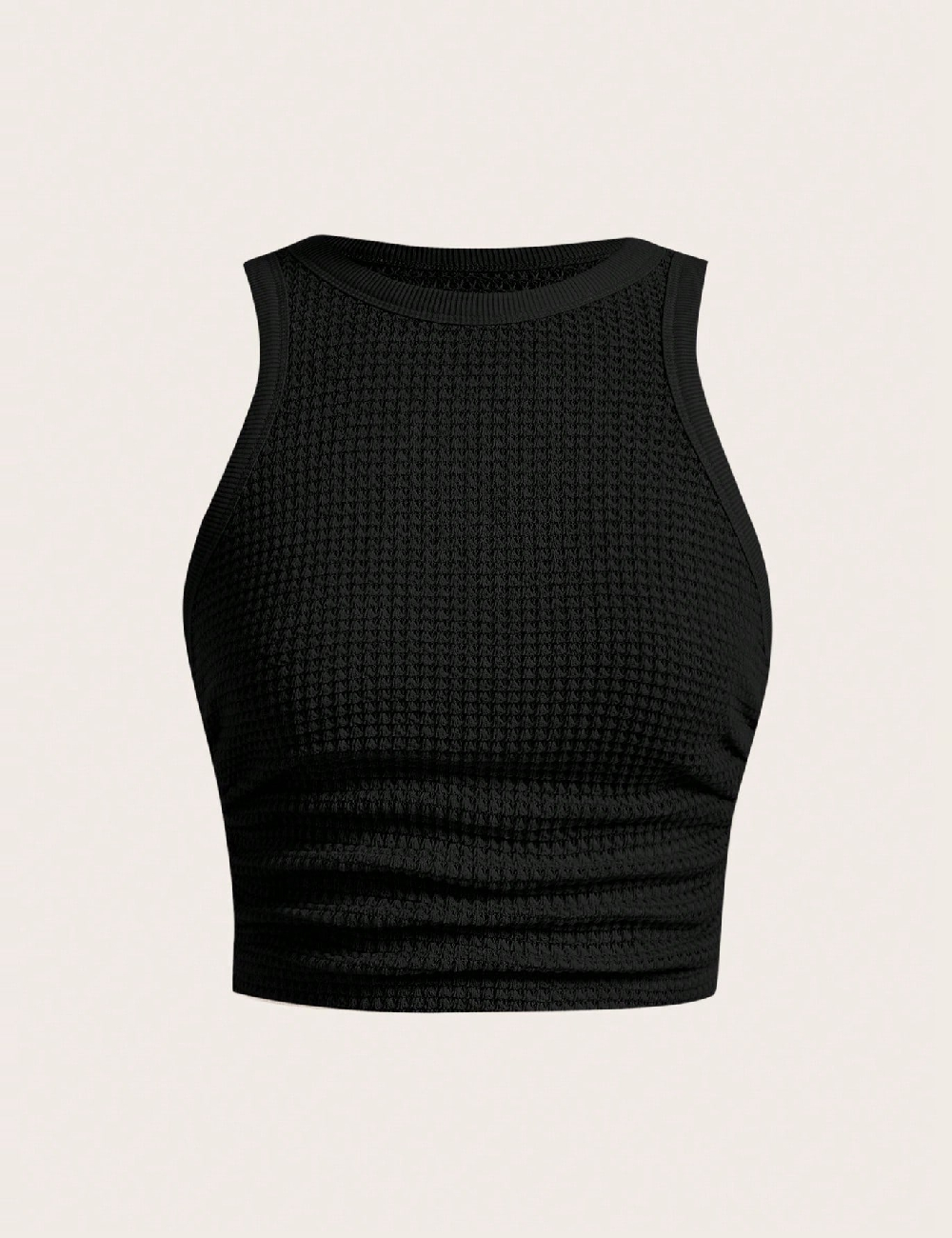 Top SHEIN CURVE, negru