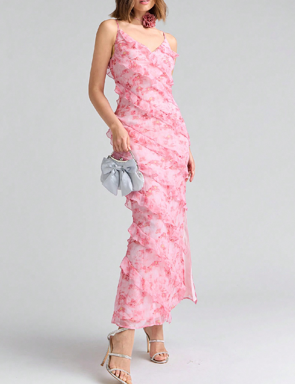 Rochie lunga SHEIN, roz